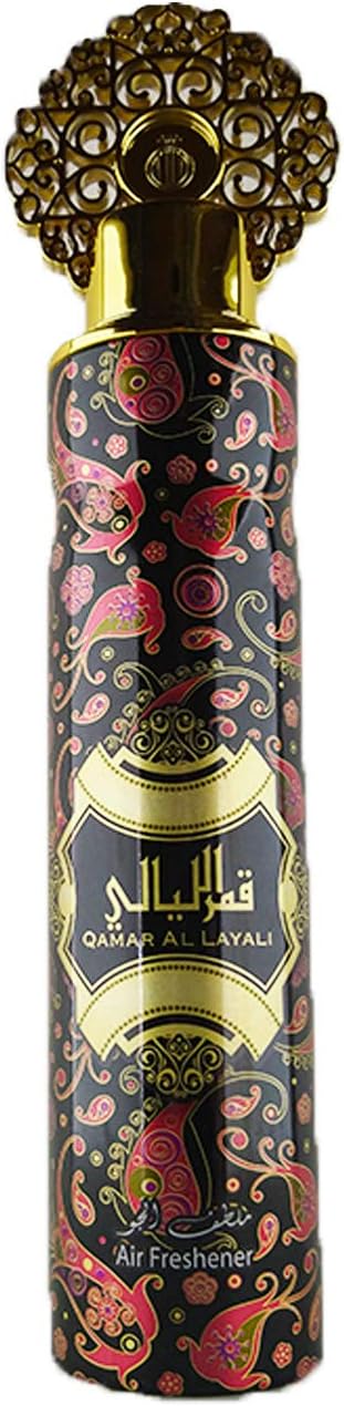 Qamar Al Layali 300ml | Air Fresheners | Room Sprays | Fresh, Floral, Woody, Home Fragrance |