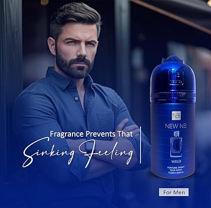 New NB Pour Homme Wild Men Deodorant || 250ml || Strong & Long Lasting Fragrance | Gift for Him
