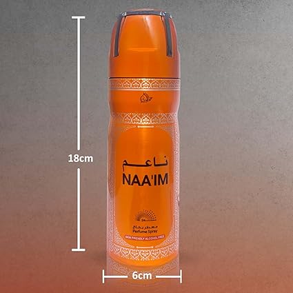 Otoori Naaim Perfumed body spray-Alcohol free deodorant 200 ml