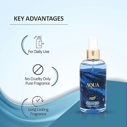 MPF Body Mist || 250ml || Strong & Long Lasting Fragrance | (Aqua Blue)