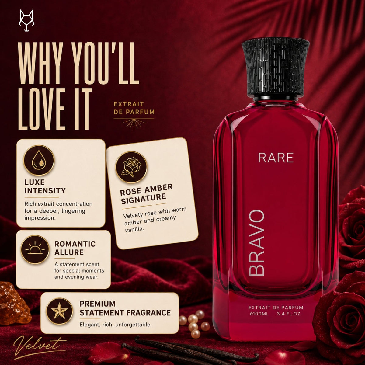 BRAVO - RARE 30ML EDP