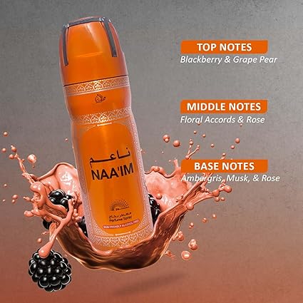 Otoori Naaim Perfumed body spray-Alcohol free deodorant 200 ml