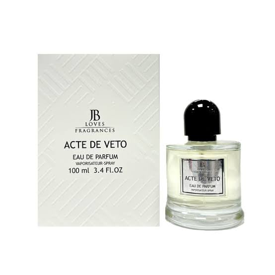 Jb Loves Fragrances Acte De Veto Eau De Parfum 100Ml