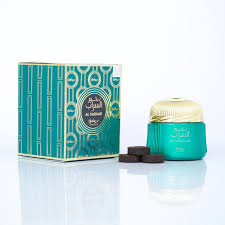 DAMISHQ BAKHOOR AL SARAAB Arabian Luxury Long Lasting 85gm Bakhoor OUD AMBER, ZAFFRAN, KHUS, SANDALWOOD, MUSK (85, Set of 1)