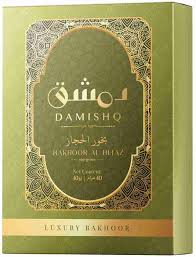 DAMISHQ BAKHOOR AL HEJAZ Arabian Luxury Long Lasting 40gm OUD AMBER, ZAFFRAN, KHUS, SANDALWOOD, MUSK 40 GM