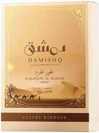 DAMISHQ BAKHOOR AL HARAM Arabian Luxury Long Lasting 40gm OUD AMBER, ZAFFRAN, KHUS, SANDALWOOD, MUSK 40 GM