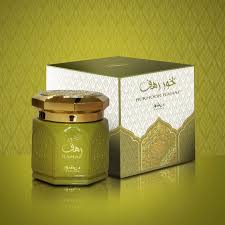 DAMISHQ BAKHOOR RAHAF Arabian Luxury Long Lasting 70gm Bakhoor OUD AMBER, ZAFFRAN, KHUS, SANDALWOOD, MUSK (70, Set of 1)