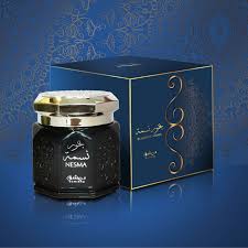 Damishq Bakhoor Nesma | Premium Arabic Bakhoor Incense | Ideal for Homes and Offices | longlasting Freshness and Aroma | 70g Jar