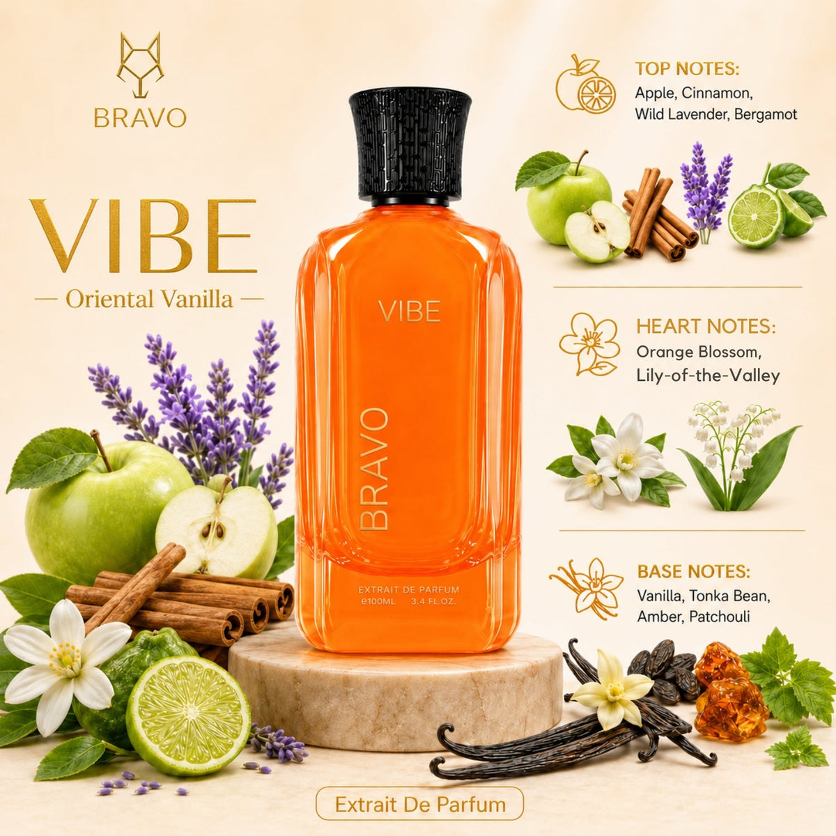 BRAVO - VIBE 100ML EDP