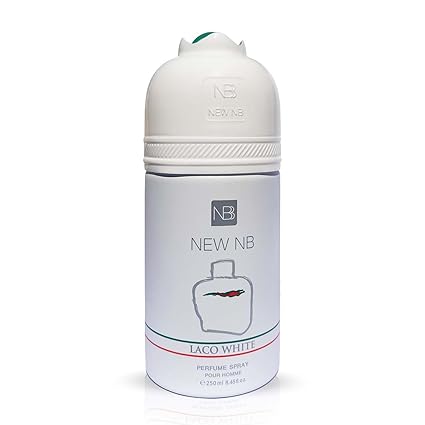 New NB Pour Homme Laco White Men Deodorant || 250ml || Strong & Long Lasting Fragrance | Gift for Him
