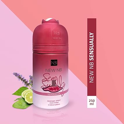 New NB Sensually Pour Femme Perfume Spray || 250ml || Strong & Long Lasting Fragrance | Gift for Her