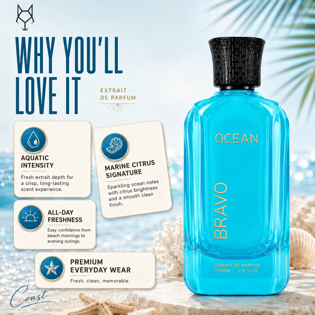 BRAVO - OCEAN 100ML EDP