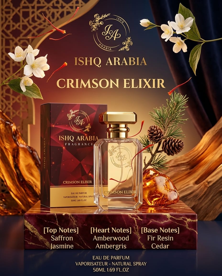 ISHQ ARABIA - Crimson Elixer | EDP 50ML | Unisex