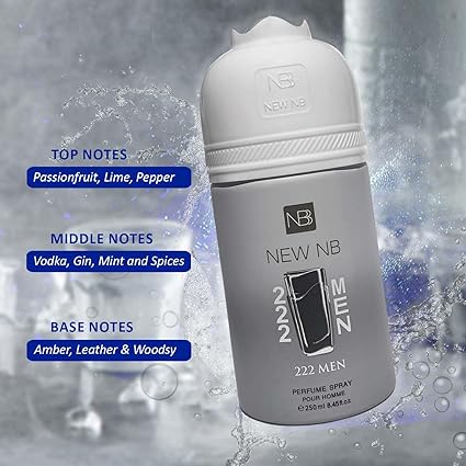 New NB Pour Homme 222 Men Deodorant || 250ml || Strong & Long Lasting Fragrance | Gift for Him