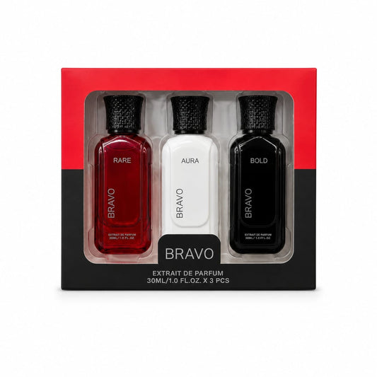 BRAVO GIFT SET - BOLD + AURA + RARE