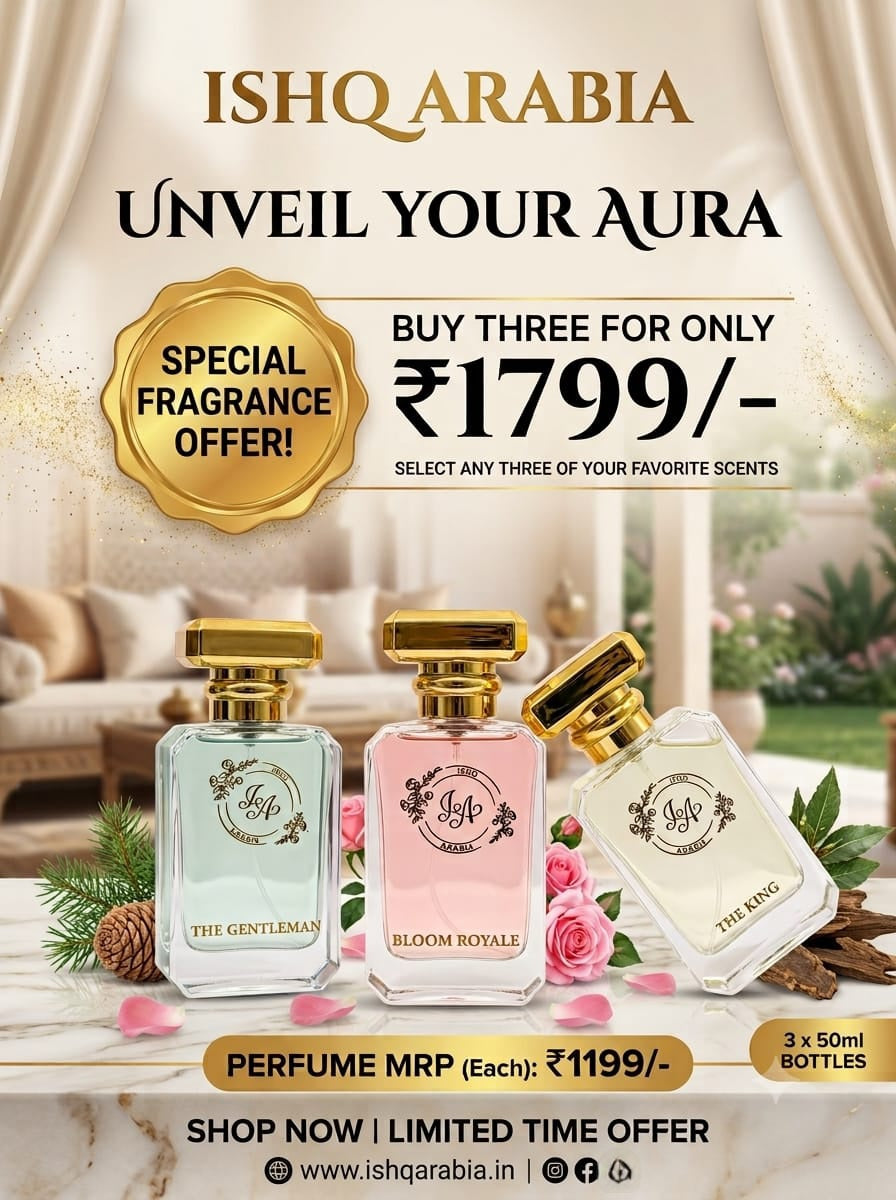 Unveil Your Aura — Pick Any 3 Luxury Perfumes Pack (3 × 50ml Eau De Parfum)