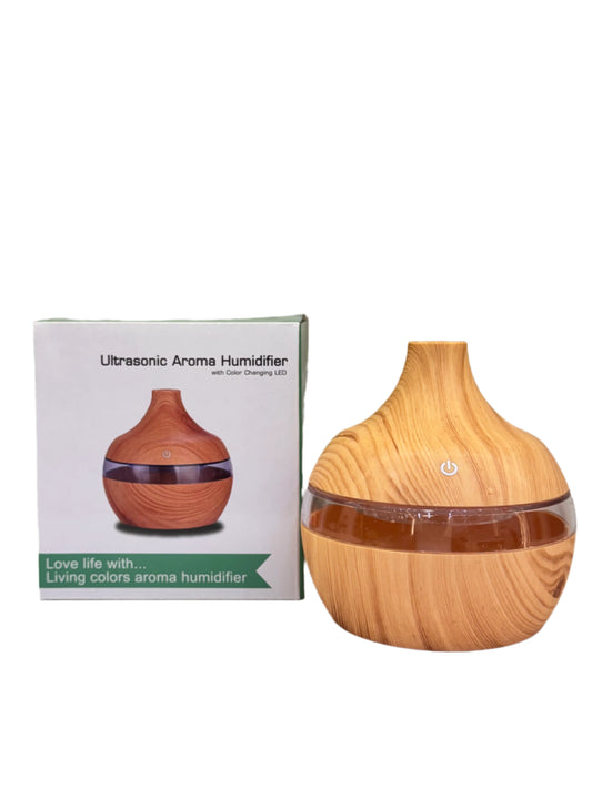 Ultrasonic Aroma Humidifier with changing colour led