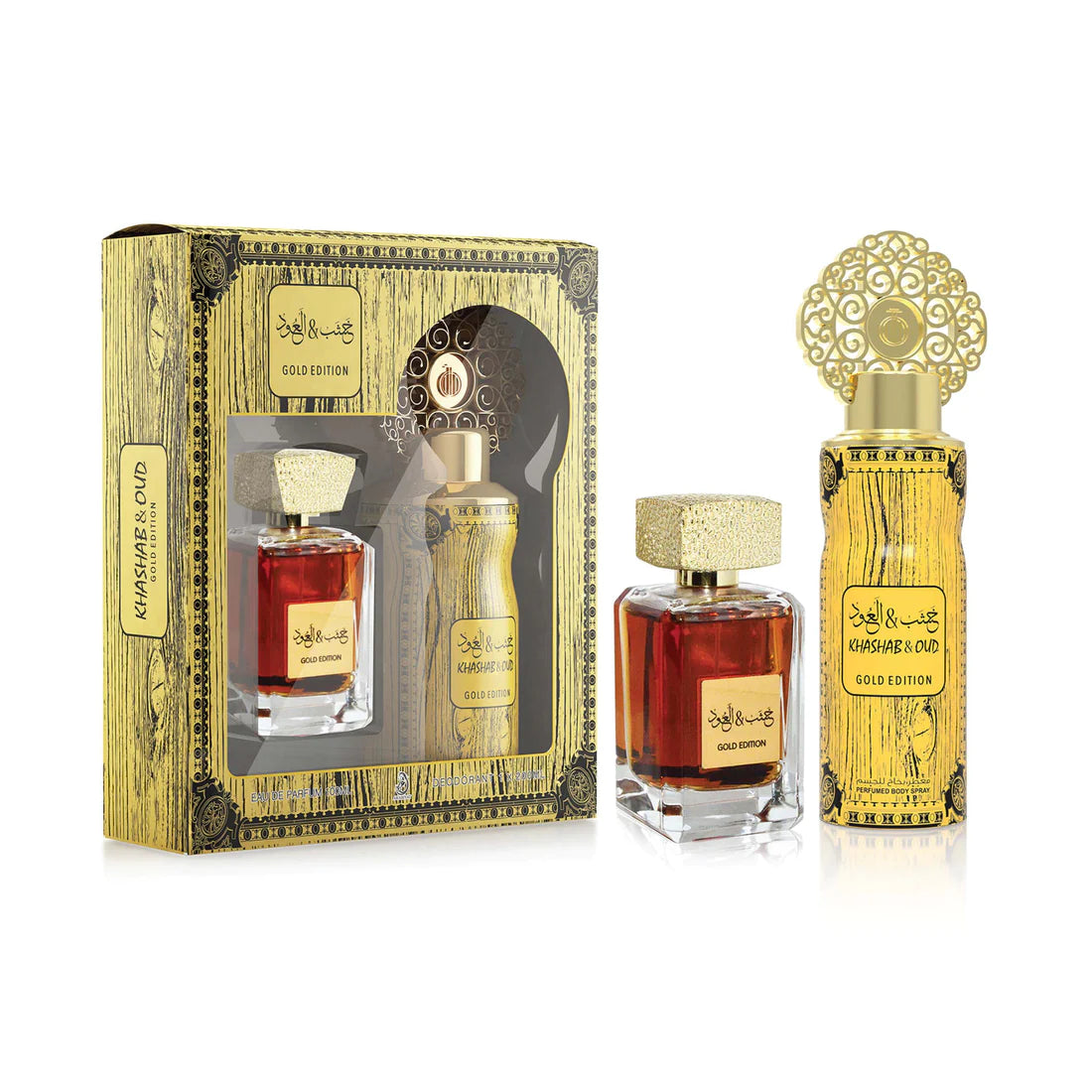 Khashab & Oud Gold Edition EDP 100ML + DEO 200ML