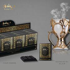 Damishq Bakhoor Oud Asli | Premium Arabic Bakhoor Incense | Ideal for Homes and Offices longlasting Freshness and Aroma | 9 Piece Bakhoor | 40 GM
